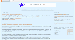 Desktop Screenshot of drustvo-dmrs.blogspot.com
