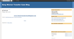Desktop Screenshot of borgwarnergear.blogspot.com