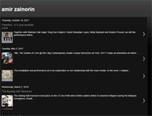 Tablet Screenshot of amirzainorin-artislife.blogspot.com
