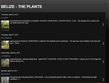 Tablet Screenshot of belizeplants.blogspot.com