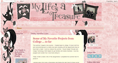 Desktop Screenshot of mylifesatreasure.blogspot.com