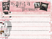 Tablet Screenshot of mylifesatreasure.blogspot.com