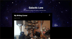 Desktop Screenshot of galacticlore.blogspot.com