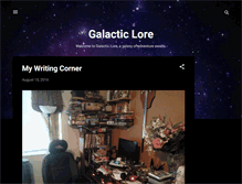 Tablet Screenshot of galacticlore.blogspot.com