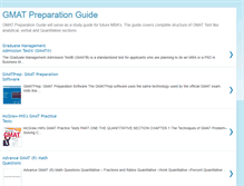 Tablet Screenshot of gmat-preparation-guide.blogspot.com