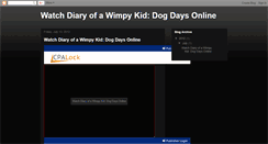 Desktop Screenshot of diaryofawimpykiddogdaysfullmovie.blogspot.com