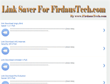 Tablet Screenshot of firdaustech-savelink.blogspot.com