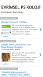 Mobile Screenshot of evrimselpsikoloji.blogspot.com