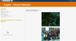 Desktop Screenshot of inglesdivinomaestro.blogspot.com