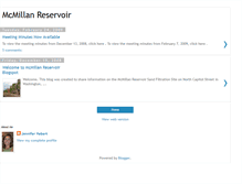 Tablet Screenshot of mcmillanreservoir.blogspot.com