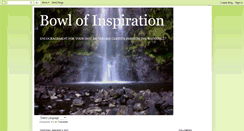 Desktop Screenshot of bowlofinspiration.blogspot.com