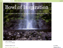 Tablet Screenshot of bowlofinspiration.blogspot.com