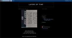 Desktop Screenshot of layersoftime.blogspot.com