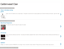 Tablet Screenshot of calderwoodclan.blogspot.com