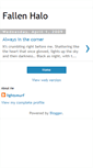 Mobile Screenshot of fallenhalo.blogspot.com