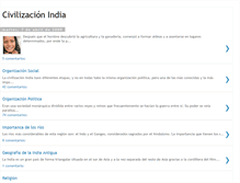 Tablet Screenshot of indiacivilizacion.blogspot.com