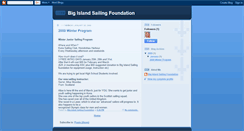 Desktop Screenshot of bigislandsailingfoundation.blogspot.com