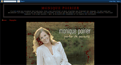 Desktop Screenshot of moniquepoirier.blogspot.com