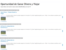 Tablet Screenshot of ganedineroyviaje.blogspot.com