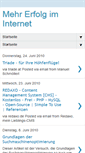 Mobile Screenshot of mehr-erfolg-im-internet.blogspot.com