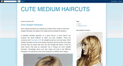 Desktop Screenshot of cute-medium-haircuts.blogspot.com