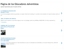 Tablet Screenshot of educadoresadventistas.blogspot.com
