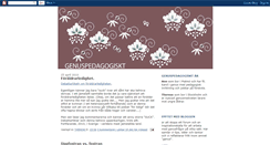 Desktop Screenshot of genuspedagogiskt.blogspot.com