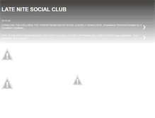 Tablet Screenshot of latenitesocialclub.blogspot.com