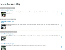 Tablet Screenshot of latesthotcarsblog.blogspot.com