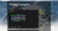 Desktop Screenshot of finestdesigns.blogspot.com