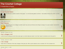 Tablet Screenshot of crochetcottage.blogspot.com