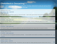 Tablet Screenshot of ghettomedicsgeocaching.blogspot.com