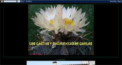 Desktop Screenshot of carlos-micolecciondecactus.blogspot.com