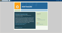 Desktop Screenshot of insetteacake.blogspot.com