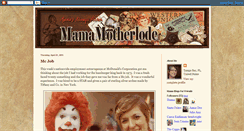 Desktop Screenshot of mamamotherlode.blogspot.com