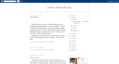 Desktop Screenshot of new-reporter.blogspot.com