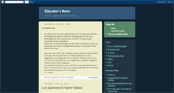 Desktop Screenshot of educators-boon.blogspot.com