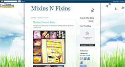 Desktop Screenshot of mixinsnfixins.blogspot.com