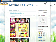 Tablet Screenshot of mixinsnfixins.blogspot.com