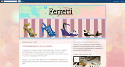 Desktop Screenshot of ferrettishoes.blogspot.com