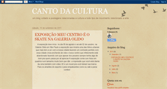 Desktop Screenshot of cantodacultura.blogspot.com