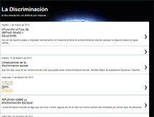 Tablet Screenshot of discriminacionmundialg1.blogspot.com