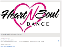 Tablet Screenshot of heartnsouldance.blogspot.com