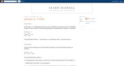 Desktop Screenshot of learnhaskell.blogspot.com
