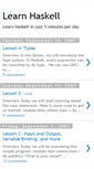 Mobile Screenshot of learnhaskell.blogspot.com