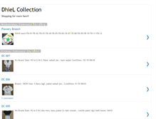 Tablet Screenshot of dhielcollection.blogspot.com