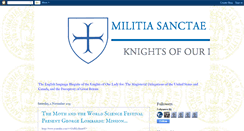 Desktop Screenshot of militiasanctaemariae.blogspot.com