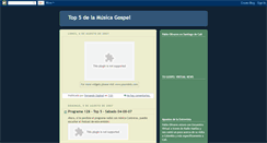 Desktop Screenshot of ev-top5delamusicagospel.blogspot.com