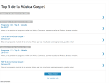 Tablet Screenshot of ev-top5delamusicagospel.blogspot.com