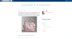 Desktop Screenshot of dapperdashing.blogspot.com